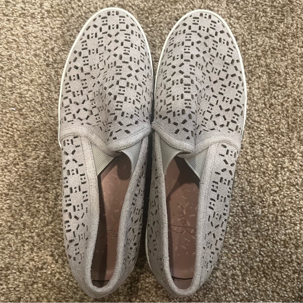 Joie suede Dewey perforated sneakers